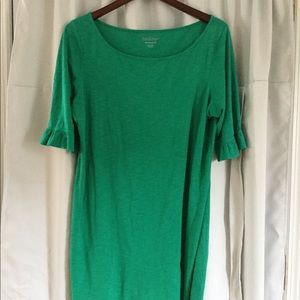 Lilly Pulitzer solid green T-shirt dress XL